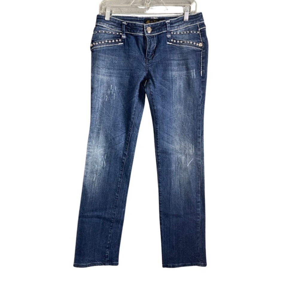 Virgin Only VO women bedazzled back pockets and hardware women size 30 jeans